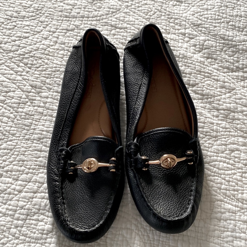Coach Arlene Turnlock Driving Moccasins Size 8B